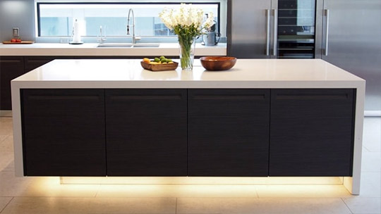 German Toe kick lighting ideas