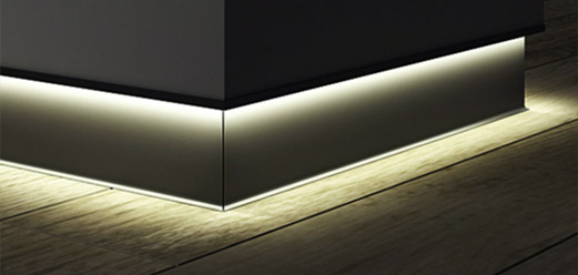 German Toe kick lighting ideas